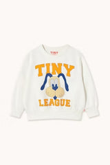 TINY LEAGUE GRAPHIC SWEATSHIRT - OFF-WHITE