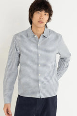 AZUL CHECK LS SHIRT - BLUE