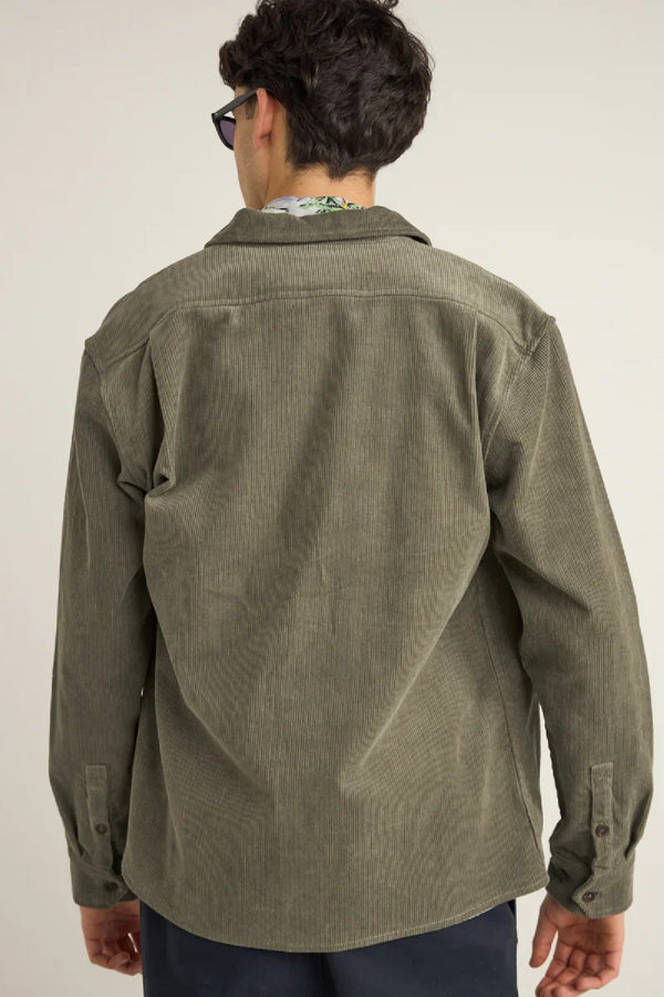 CORDUROY LS SHIRT - DRIED SAGE