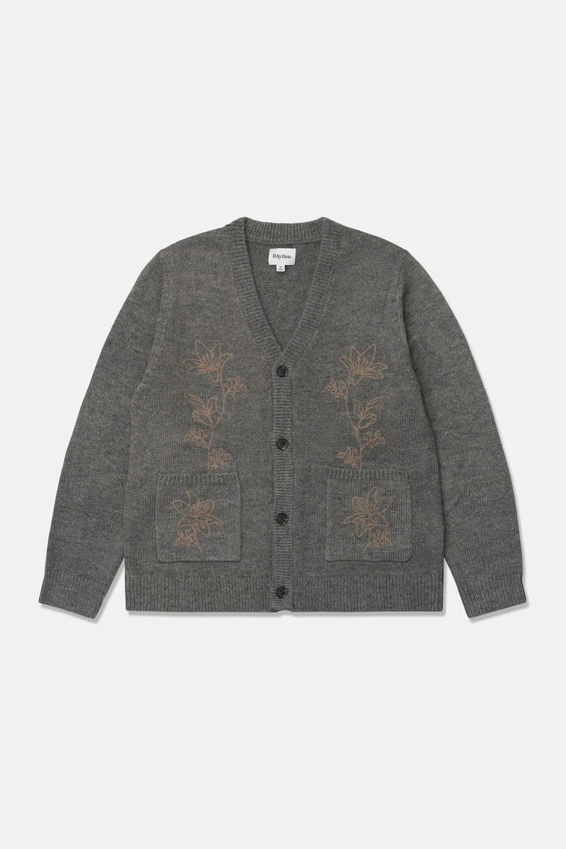 WES CARDIGAN - CHARCOAL