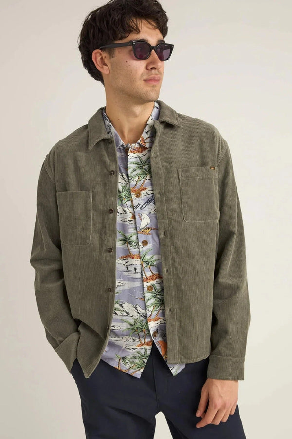 CORDUROY LS SHIRT - DRIED SAGE