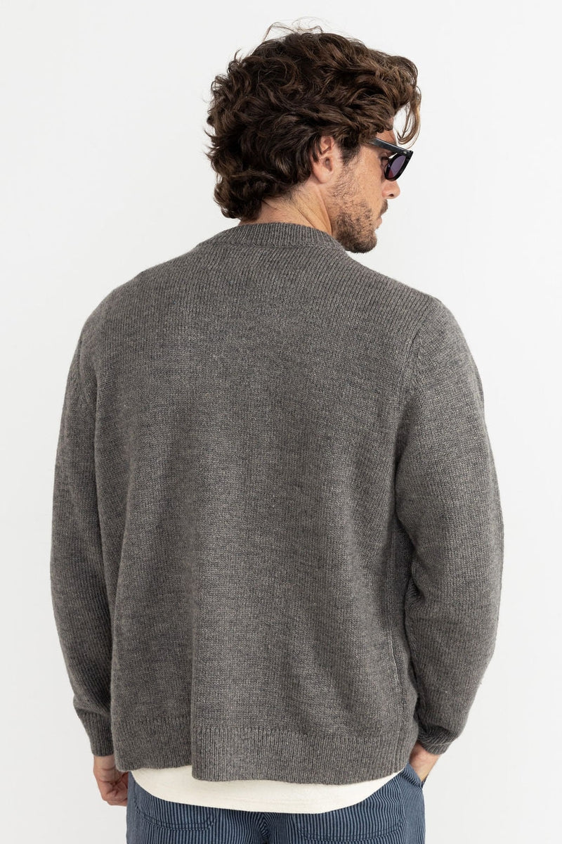 WES CARDIGAN - CHARCOAL