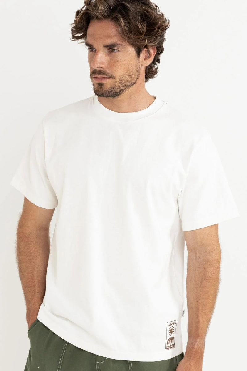 FLAGSHIP VINTAGE SS T-SHIRT - ECRU