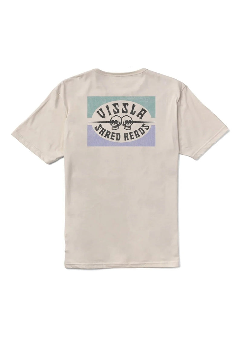 SHRED HEADS ORGANIC TEE - PHANTOM