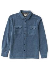 LOOPER TERRY ECO LS SHIRT - DARK DENIM