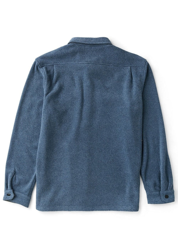 LOOPER TERRY ECO LS SHIRT - DARK DENIM