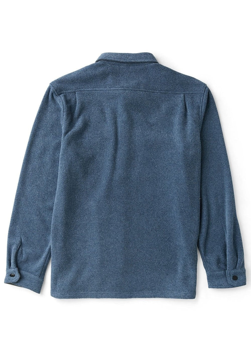 LOOPER TERRY ECO LS SHIRT - DARK DENIM