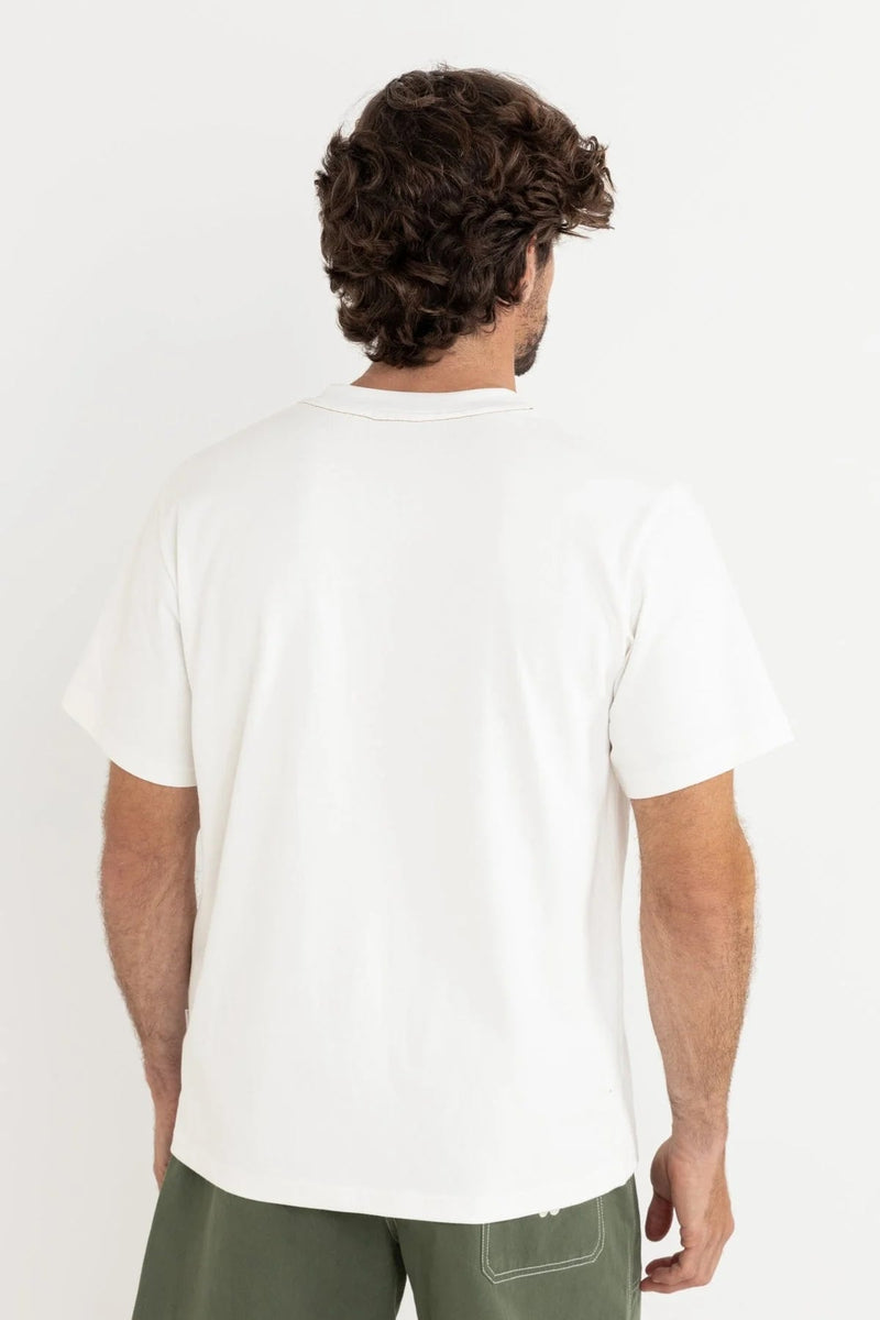 FLAGSHIP VINTAGE SS T-SHIRT - ECRU