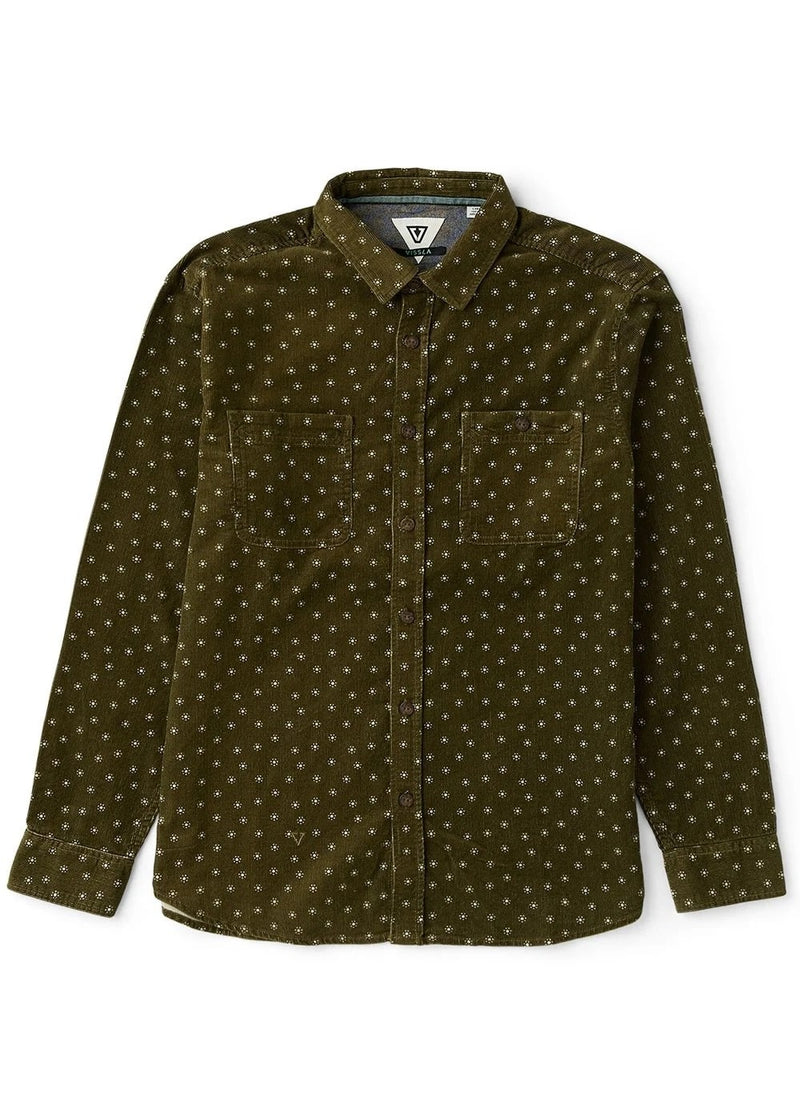 RAILS CORD PRINTED ECO LS SHIRT - TARP