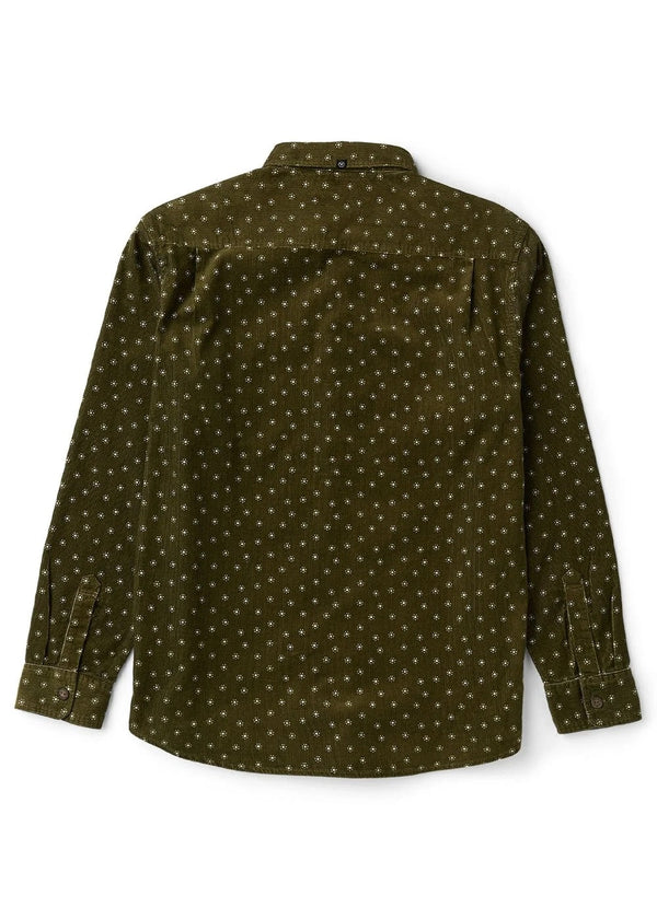 RAILS CORD PRINTED ECO LS SHIRT - TARP