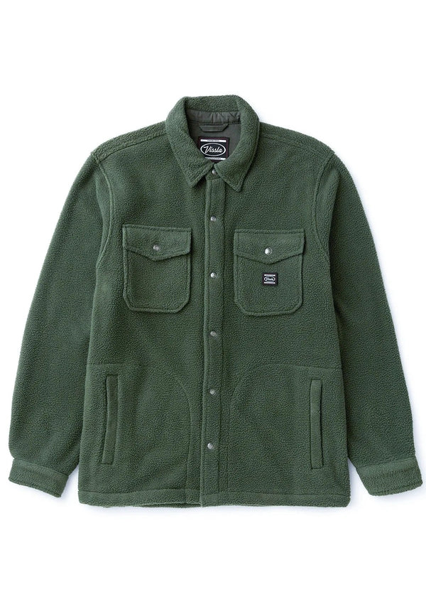 PEAKS SHERPA SOLID ECO SHIRT - VINTAGE GREEN