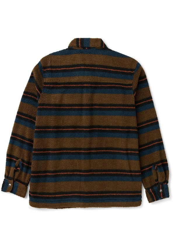 PEAKS SHERPA AO ECO SHIRT - DARK KHAKI