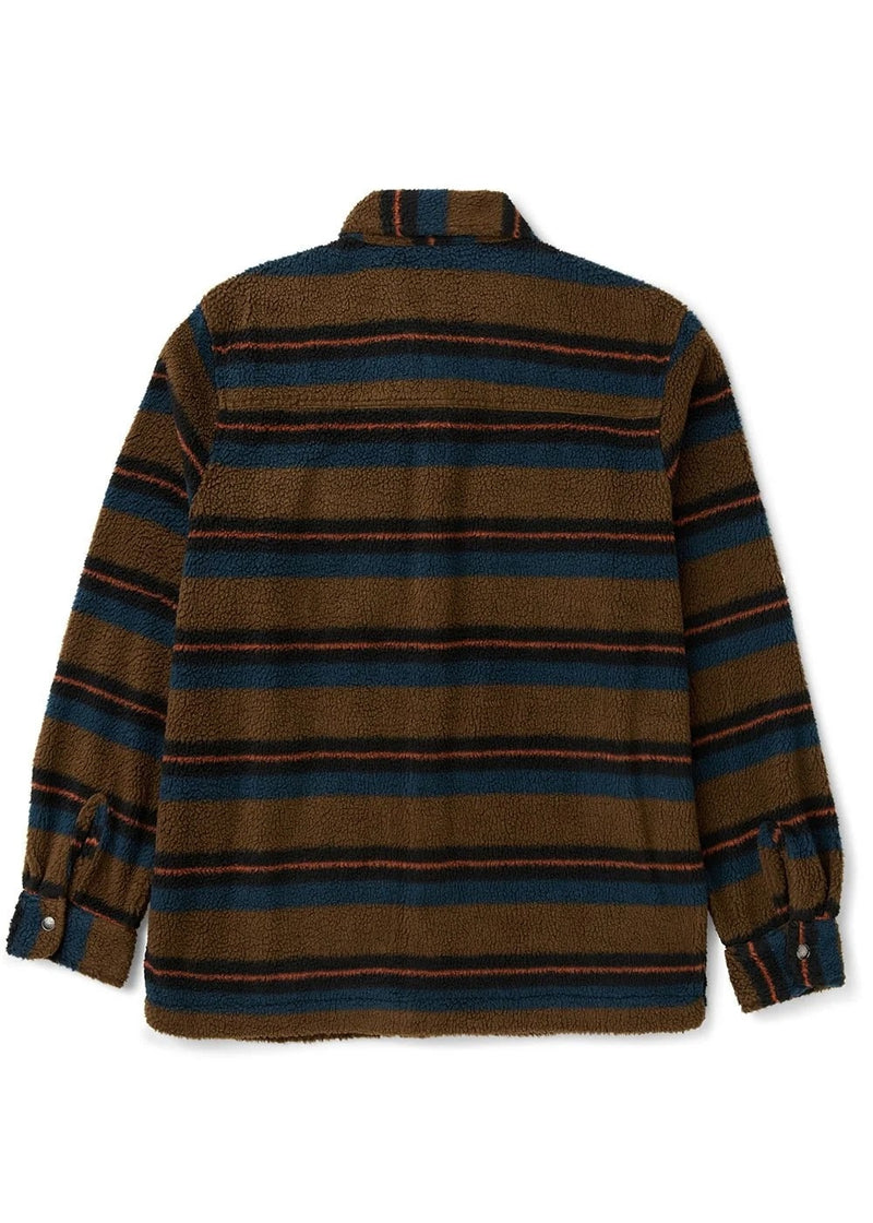 PEAKS SHERPA AO ECO SHIRT - DARK KHAKI