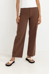 BEYOND RELAXED LEG PANT - CHOCOLATE