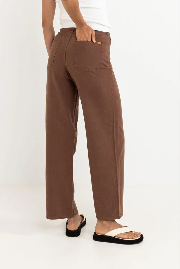 BEYOND RELAXED LEG PANT - CHOCOLATE