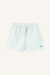 CYAN FINE STRIPES TRUNKS - LIGHT CYAN