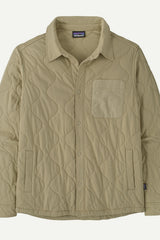 M'S DAILY QUILTED SHIRT JKT WEATHERED STONE