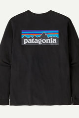 M's L/S P-6 Logo Responsibili-Tee - Black