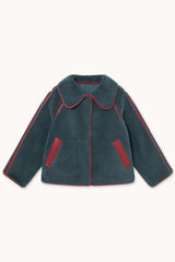 FAUX FUR COAT - INK BLUE