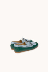 CONTRAST BOAT SHOES - BOTTLE GREEN