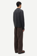 SARICHARD CARDIGAN 15561 DARK GREY MEL.
