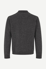 SARICHARD CARDIGAN 15561 DARK GREY MEL.