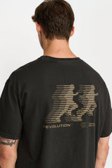 PRINTED T-SHIRT / 1460 RUN - BLACK