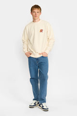 PRINTED CREWNECK / 2812 LIN - OFFWHITE MELANGE