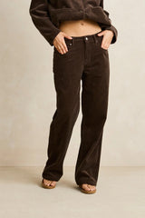 LUCA CORD PANT CHOCOLATE