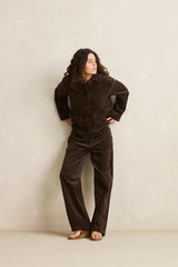 LUCA CORD PANT CHOCOLATE