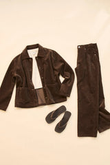 LUCA CORD PANT CHOCOLATE