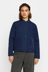 QUILTED JACKET - BLUE