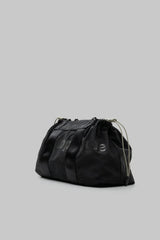 SUMMIT TOTE WIDE SMALL BLACK TECH SATEEN