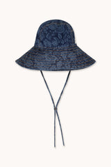 ROSES DENIM BUCKET HAT Base *navy*