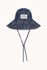 ROSES DENIM BUCKET HAT Base *navy*