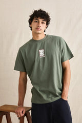 IMPRINT VINTAGE SS T-SHIRT VINTAGE GREEN