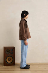 STABLES HALF ZIP TAUPE