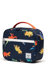 Pop Quiz Lunch Box Little Herschel Watercolor Dinos Darkest Navy