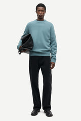 ISAK KNIT SWEATER 1 STORMY SEA