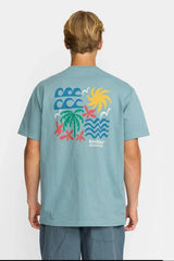 PRINTED T-SHIRT / 1453 SUM - BLUE