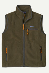 M's Retro Pile Vest - Basin Green