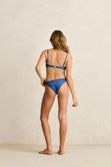 PACIFIC RIB LOW RISE CHEEKY PANT - DARK BLUE