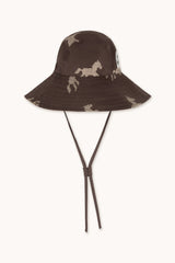 HORSES BUCKET HAT - UMBER