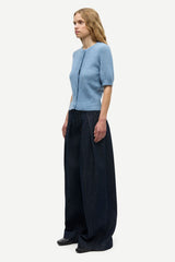 SALORA SS CARDIGAN WINDWARD BLUE