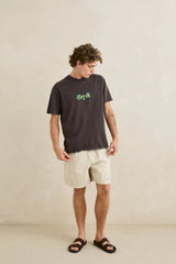 RADIO SOUNDS VINTAGE SS T-SHIRT VINTAGE BLACK