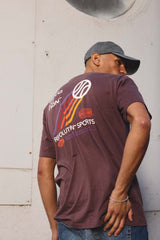 PRINTED T-SHIRT / 1458 SPO - DUSTPURPLE