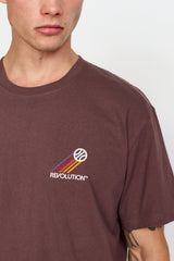 PRINTED T-SHIRT / 1458 SPO - DUSTPURPLE