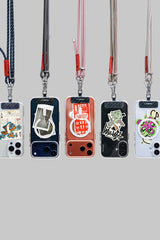 PHONE CASES D-RING PHONE STRAP ADAPTER GREY