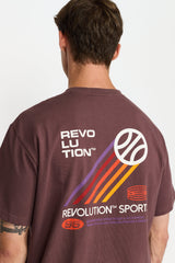 PRINTED T-SHIRT / 1458 SPO - DUSTPURPLE