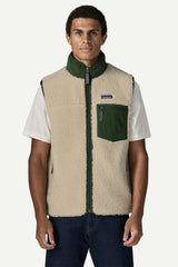 M'S CLASSIC RETRO-X VEST DARK NATURAL W/TREELINE GREEN